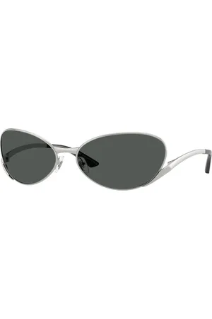 VERSACE Unisex VE2285 100087 Occhiali da sole Metallo Grigio Rotonda Normale