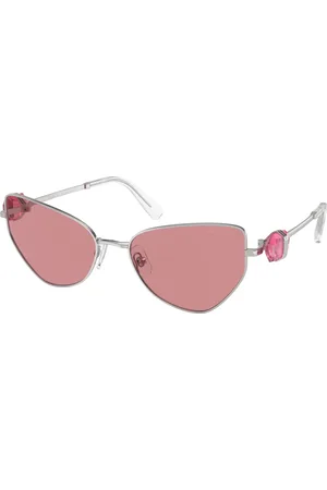 Swarovski Donna SK7003 400184 Occhiali da sole Metallo Rosa Geometrica Normale