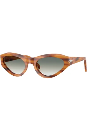 Persol Donna PO0052S 960/3A Occhiali da sole Acetato Verde Farfalla Normale Sfumato