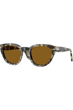 Persol Unisex PO3379S 107133 Occhiali da sole Acetato Marrone Farfalla Normale