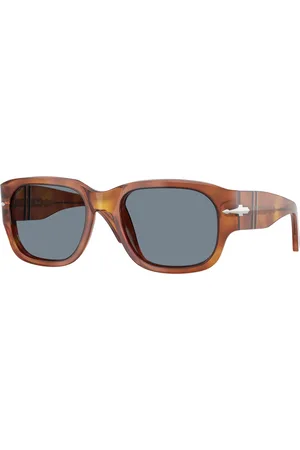Persol Unisex PO3380S 96/56 Occhiali da sole Acetato Blu Squadrata Normale
