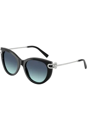 Tiffany & Co. Donna TF4232 83429S Occhiali da sole Acetato Blu Farfalla Normale Sfumato