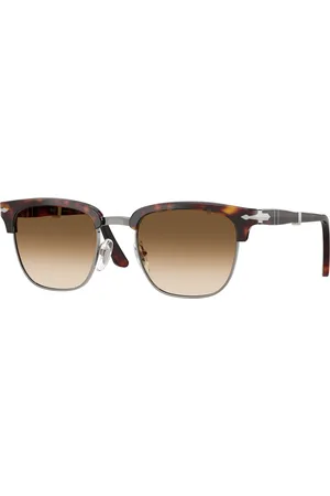 Persol Unisex PO3375S 24/51 Occhiali da sole Acetato Marrone Squadrata Normale Sfumato