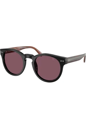Ralph Lauren Uomo RL8229U 53981A Occhiali da sole Acetato Viola Pantos Polarizzata