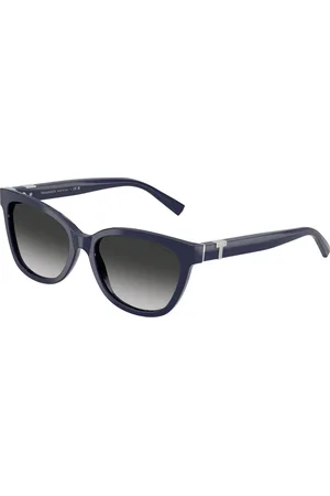 Tiffany & Co. Donna TF4237B 83963C Occhiali da sole Acetato Grigio Cat Eye Normale Sfumato