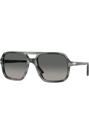 Persol Uomo PO3328S 119271 Occhiali da sole Acetato Pilot Normale Sfumato