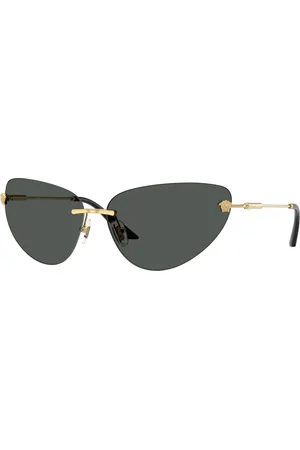 VERSACE Donna VE2281 100287 Occhiali da sole Metallo Grigio Cat Eye Normale