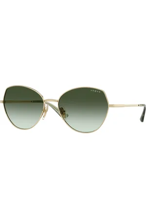 vogue Donna VO4330S 848/8E Occhiali da sole Metallo Verde Geometrica Normale Sfumato