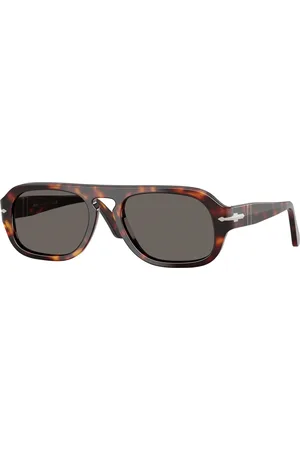 Persol Unisex PO3369S 24/B1 Occhiali da sole Acetato Grigio Pilot Normale