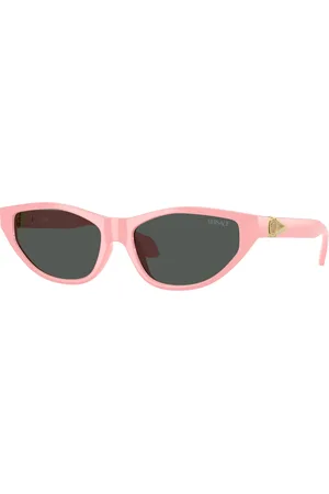 VERSACE Donna VE4491U 545287 Occhiali da sole Iniettato Grigio Cat Eye Normale