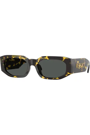 VERSACE Unisex VE4489U 552887 Occhiali da sole Iniettato Grigio Geometrica Normale