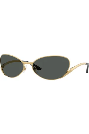 VERSACE Unisex VE2285 100287 Occhiali da sole Metallo Grigio Rotonda Normale