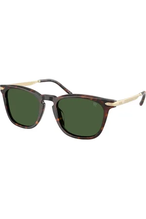 Ralph Lauren Uomo RL8233U 500371 Occhiali da sole Acetato Verde Squadrata Normale