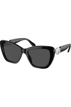 Swarovski Donna SK6018 100187 Occhiali da sole Acetato Grigio Cat Eye Normale
