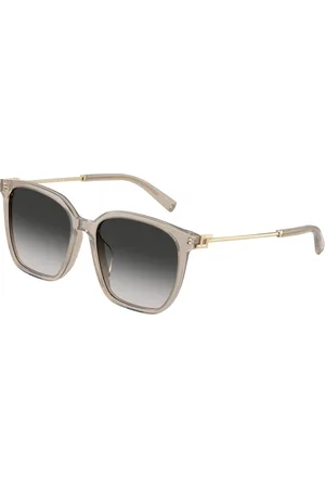 Tiffany & Co. Donna TF4244D 82503C Occhiali da sole Acetato Grigio Squadrata Normale Sfumato