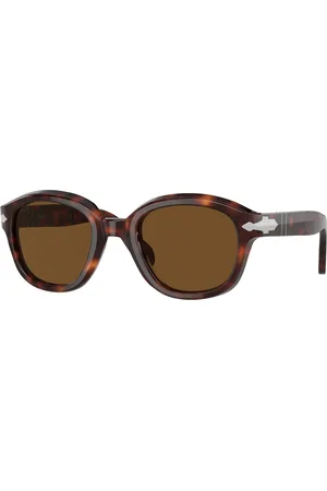 Persol Donna PO0060S 24/57 Occhiali da sole Acetato Marrone Pantos Polarizzata