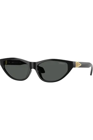 VERSACE Donna VE4491U GB1/87 Occhiali da sole Iniettato Grigio Cat Eye Normale
