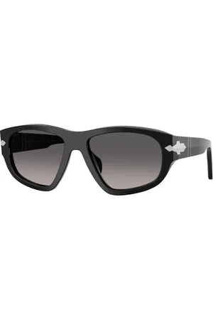 Persol Unisex PO0050S 95/M3 Occhiali da sole Acetato Grigio Geometrica Polarizzata Sfumato