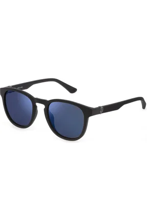 Police Uomo SPLF60 BEYOND LITE 1 U28P Occhiali da sole Iniettato Fumo Pantos Polarizzata Specchiato