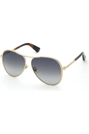 Nina Ricci Donna SNR407 300 Occhiali da sole Metallo Fumo Pilot Normale Sfumato