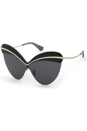 Nina Ricci Donna SNR442 300 Occhiali da sole Metallo Fumo Maschera Normale