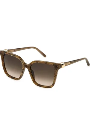 Furla Donna SFU888 06YH Occhiali da sole Acetato Squadrata Normale Sfumato