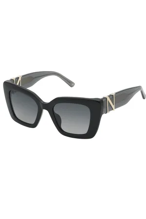 Nina Ricci Donna SNR378 700 Occhiali da sole Acetato Fumo Squadrata Normale Sfumato