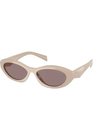 Prada Donna PR 26ZS 25B6X1 Occhiali da sole Acetato Viola Geometrica Normale