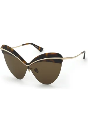 Nina Ricci Donna SNR442 300Y Occhiali da sole Metallo Marrone Maschera Normale