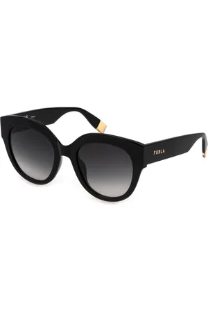 Furla Donna SFU813 700 Occhiali da sole Acetato Fumo Squadrata Normale Sfumato