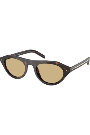 Prada Donna PR B15S 17N70R Occhiali da sole Acetato Marrone Geometrica Normale