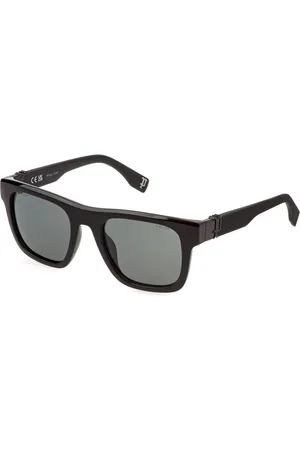Police Uomo SPLQ79E BEYOND LITE 7 Z42P Occhiali da sole Iniettato Grigio Squadrata Polarizzata
