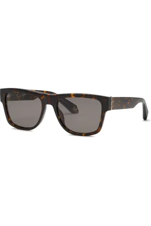 Roberto Cavalli Uomo SRC139 743 Occhiali da sole Acetato Marrone Squadrata Normale