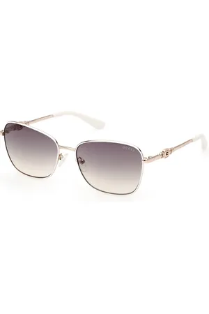 Guess Donna GU7884 21P Occhiali da sole Metallo Verde Farfalla Normale Sfumato