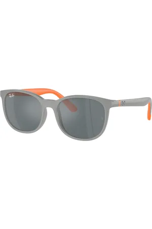 Ray-Ban Bambino RJ9079S 71336G Occhiali da sole Iniettato Squadrata Normale Specchiato