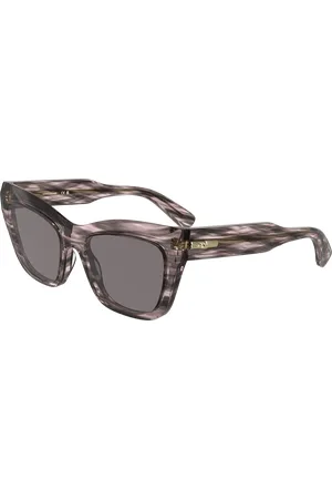 Longchamp Donna LO777S 616 Occhiali da sole Acetato Grigio Cat Eye Normale