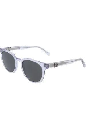 Salvatore Ferragamo Uomo SF2059SE 20 Occhiali da sole Fumo Geometrica Normale