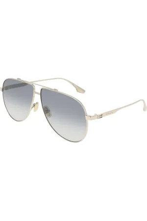 Victoria Beckham Donna VB248S 40 Occhiali da sole Metallo Pilot Normale