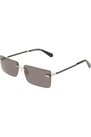 Calvin Klein Uomo CKJ25206S 43 Occhiali da sole Metallo Grigio Squadrata Normale