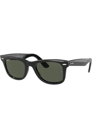 Ray-Ban Unisex RB2140 WAYFARER 901/58 Occhiali da sole Acetato Verde Squadrata Polarizzata