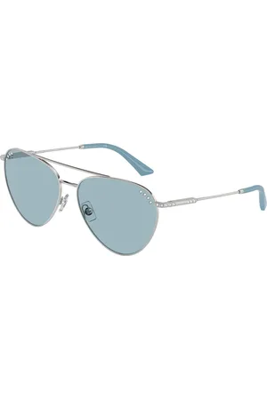 Jimmy Choo Donna JC4002B 300280 Occhiali da sole Acciaio Blu Pilot Normale