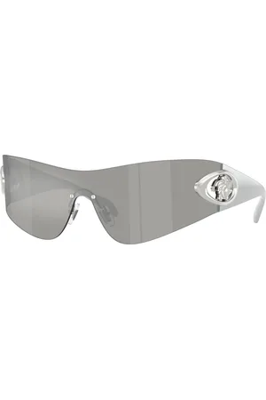 VERSACE Uomo VE2280 10006G Occhiali da sole Metallo Pillow Specchiate