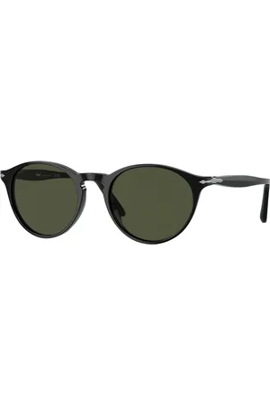 Persol Uomo PO3092SM 901431 Occhiali da sole Acetato Verde Rotonda Normale