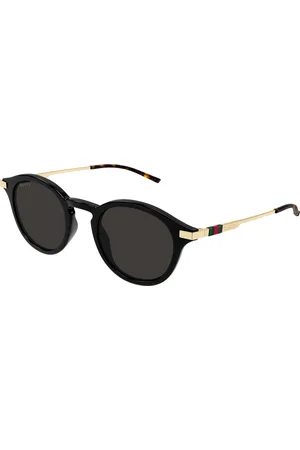 Gucci Uomo GG1890S 001 Occhiali da sole Acetato Grigio Rotonda