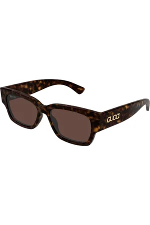Gucci Uomo GG1794S 002 Occhiali da sole Acetato Marrone Squadrata