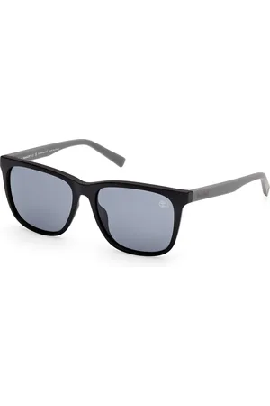 Timberland Unisex TB00047 02D Occhiali da sole Iniettato Fumo Squadrata Polarizzata