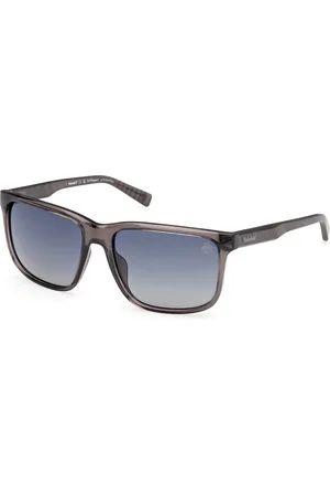 Timberland Uomo TB00037 20D Occhiali da sole Iniettato Fumo Squadrata Polarizzata