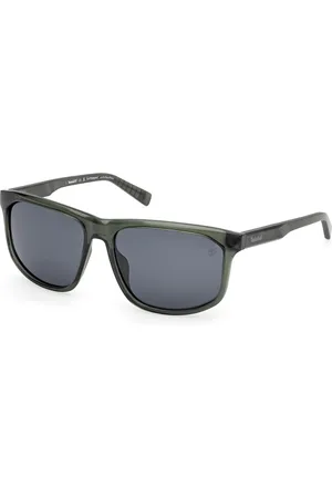 Timberland Uomo TB00036-H 96D Occhiali da sole Iniettato Fumo Squadrata Polarizzata