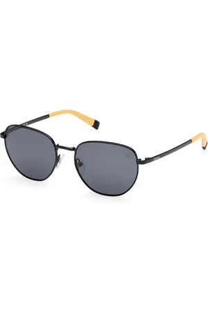 Timberland Unisex TB00048 01D Occhiali da sole Metallo Fumo Rotonda Polarizzata