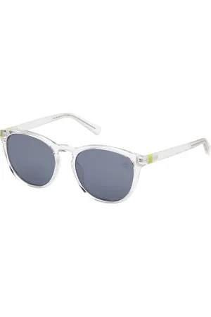 Timberland Unisex TB00049 26D Occhiali da sole Iniettato Fumo Rotonda Polarizzata